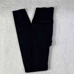 Fabletics SculptKnit High Waist Black Athletic Leggings Tag Missing